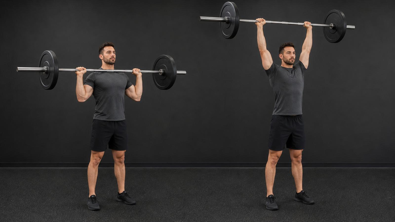 Barbell Shoulder Press combined movement thumbnail