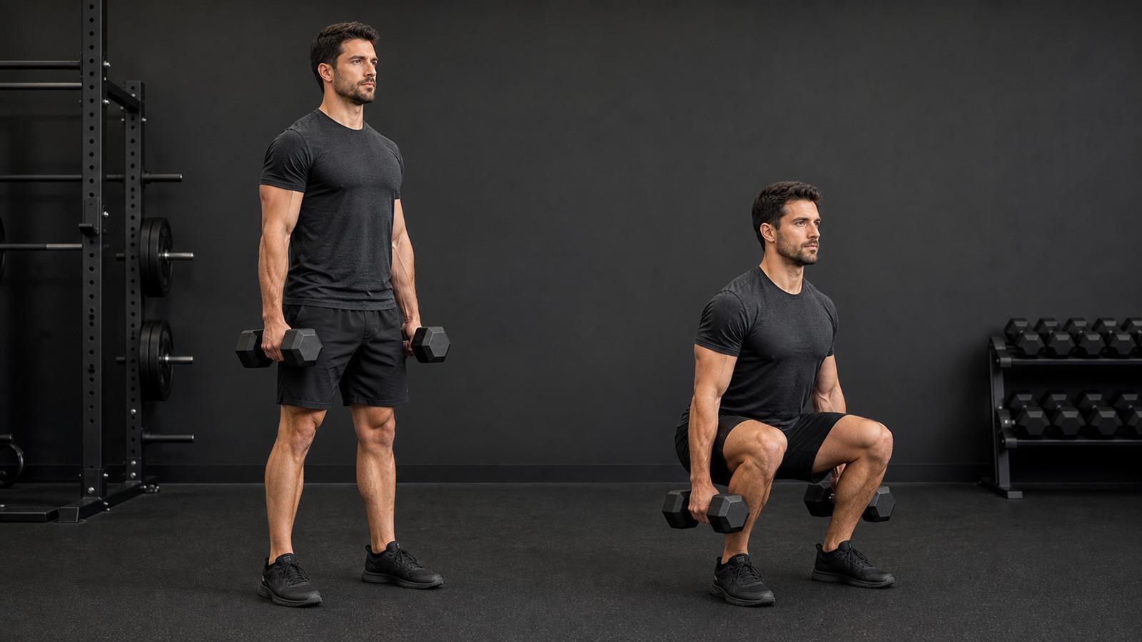 Dumbbell Squat combined movement thumbnail