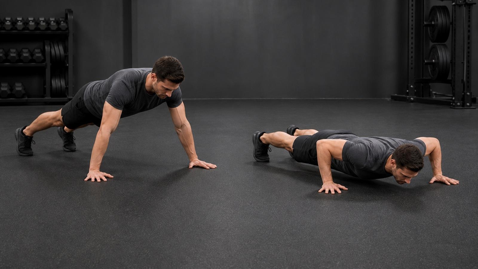 Wide-Grip Push-Up combined movement thumbnail